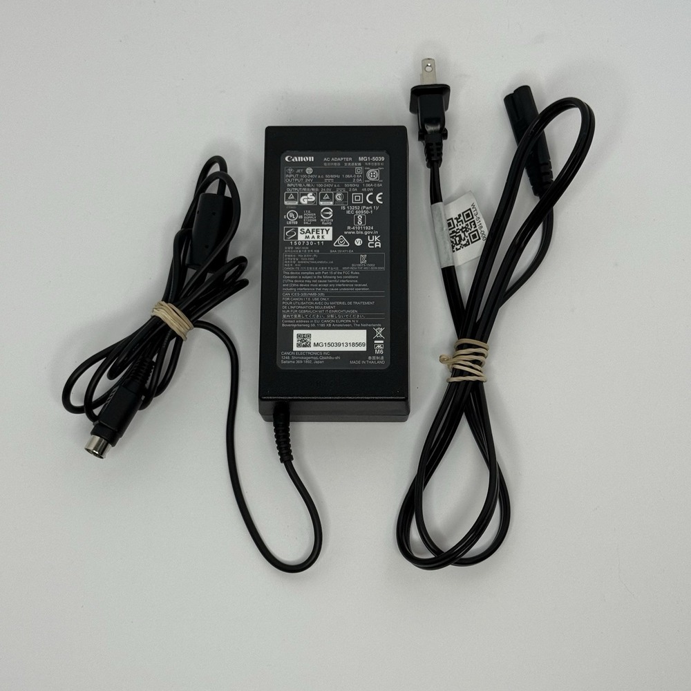 OEM Canon MG1-5039 AC Adapter Power Supply 24V 2A 4-Pin‎ Printer Scanner Plug